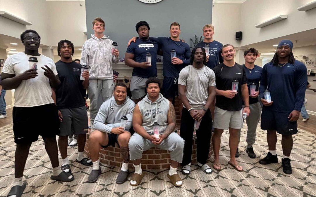 Penn State Football Team Visits Celebration Villa of Nittany Valley